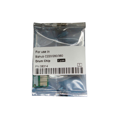 Чип драм-юнита для KONICA MINOLTA Bizhub C220/C280/C360 (CET) CMY, (WW), 90000 стр., CET8314