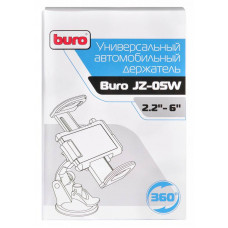 Держатель Buro JZ-05W черный для смартфонов 2.5-6"