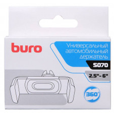 Держатель Buro S070 черный для смартфонов 2.5-6"