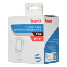 Держатель Buro T32 черный для для смартфонов и навигаторов