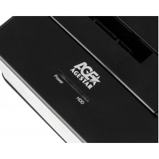 Док-станция для HDD AgeStar 3UBT7 SATA III пластик/алюминий серебристый 1