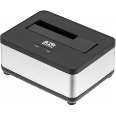 Док-станция для HDD AgeStar 3UBT7 SATA III пластик/алюминий серебристый 1