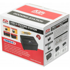 Док-станция для HDD AgeStar 3UBT7 SATA III пластик/алюминий серебристый 1