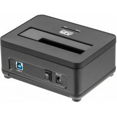 Док-станция для HDD AgeStar 3UBT7 SATA III пластик/алюминий серебристый 1