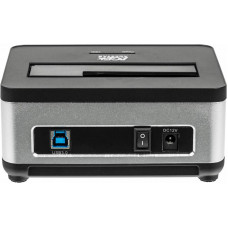 Док-станция для HDD AgeStar 3UBT7 SATA III пластик/алюминий серебристый 1