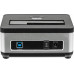Док-станция для HDD AgeStar 3UBT7 SATA III пластик/алюминий серебристый 1