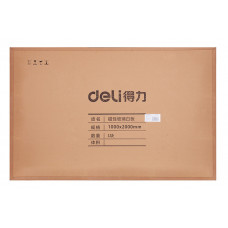 Доска стеклянная Deli 8741 стеклянная белый 100x200см стекло магнитный 4 магнита/2 маркера/стиратель