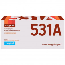 CF531A Картридж EasyPrint LH-CF531A для HP Color LaserJet Pro M154a/M154nw/M180n/M180fw (900 стр.) голубой, с чипом