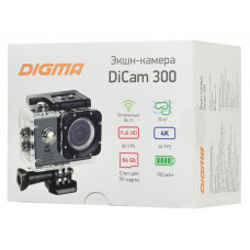 Экшн-камера Digma DiCam 300 серый