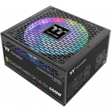 Блок питания Thermaltake ATX 650W Toughpower GF1 ARGB 80+ gold (20+4pin) APFC 140mm fan color LED 9xSATA Cab Manag RTL
