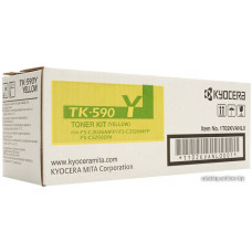 Картридж лазерный Kyocera TK-590Y 1T02KVANL0 желтый (5000стр.) для Kyocera FSC2026/2126