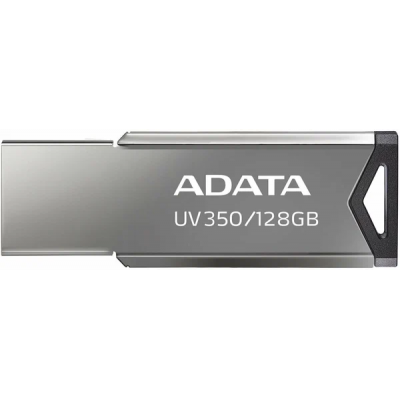 Флеш Диск A-Data 128Gb UV350 AUV350-128G-RBK USB3.0 серебристый