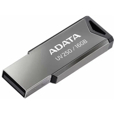 Флеш Диск A-Data 16Gb UV250 AUV250-16G-RBK USB2.0 серебристый