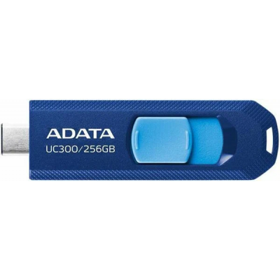 Флеш Диск A-Data 256GB Type-C UC300 ACHO-UC300-256G-RNB/BU USB3.2 синий/голубой