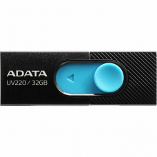 Флеш Диск A-Data 32Gb UV220 AUV220-32G-RBKBL USB2.0 черный/синий