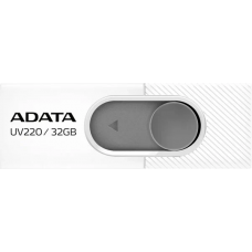 Флеш Диск A-Data 32Gb UV220 AUV220-32G-RWHGY USB2.0 белый/серый