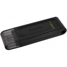 Флеш Диск Kingston 256Gb DataTraveler 70 Type-C DT70/256GB USB3.2 черный