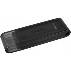 Флеш Диск Kingston 64Gb DataTraveler 70 Type-C DT70/64GB USB3.2 черный