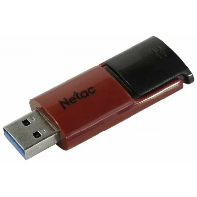 Флеш Диск Netac 128Gb U182 NT03U182N-128G-30RE USB3.0 красный/черный