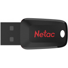 Флеш Диск Netac 128Gb U197 NT03U197N-128G-20BK USB2.0 черный/красный
