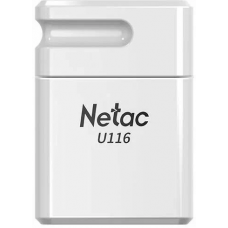 Флеш Диск Netac 16Gb U116 NT03U116N-016G-20WH USB2.0 белый