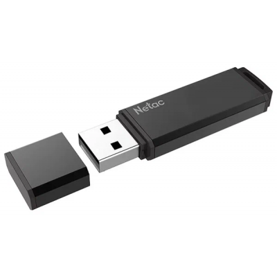 Флеш Диск Netac 256Gb U351 NT03U351N-256G-30BK USB3.0 серый