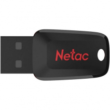 Флеш Диск Netac 4GB U197 NT03U197N-004G-20BK USB2.0 черный/красный