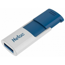 Флеш Диск Netac 64Gb U182 NT03U182N-064G-30BL USB3.0 синий/белый