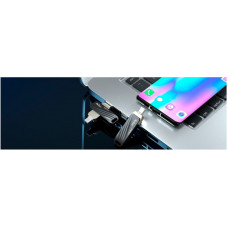 Флеш Диск Netac 64GB US1 NT03US11C-064G-32BK USB3.2 черный/серебристый