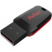 Флеш Диск Netac 8Gb U197 NT03U197N-008G-20BK USB2.0 черный/красный