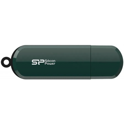 Флеш Диск Silicon Power 64GB LuxMini 320 SP064GBUF2320V1N USB2.0 зеленый