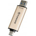 Флеш Диск Transcend 512GB Jetflash 930C TS512GJF930C USB3.0 золотистый/черный