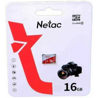 Флеш карта microSDHC 16GB Netac NT02P500ECO-016G-S P500 Eco w/o adapter