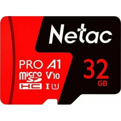 Флеш карта microSDHC 32GB Netac NT02P500PRO-032G-S P500 Extreme Pro w/o adapter