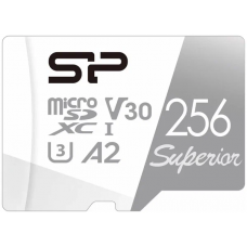Флеш карта microSDXC 256GB Silicon Power SP256GBSTXDA2V20 Superior V30 A2 w/o adapter