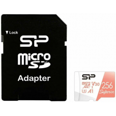 Флеш карта microSDXC 256GB Silicon Power SP256GBSTXDV3V20SP Superior + adapter