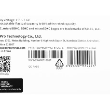 Флеш карта microSDXC 512GB Netac NT02P500PRO-512G-S P500 Extreme Pro