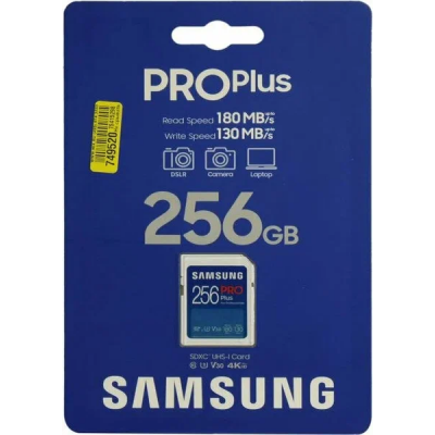 Флеш карта SDXC 256GB Samsung MB-SD256S Pro PLUS V30 w/o adapter