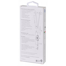 Гарнитура вкладыши Oklick HS-S-210 1.2м красный проводные в ушной раковине (D1)