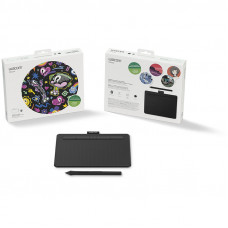 Графический планшет Wacom Intuos S CTL-4100WLK-N Bluetooth/USB черный