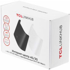 Интернет-центр TCL Linkhub HH63 (HH63V1-2BLCRU1-1) AC1200 100/1000/10000BASE-T/3G/4G/4G+ cat.6 белый