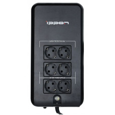 Источник бесперебойного питания Ippon Back Verso 800 420Вт 800ВА черный