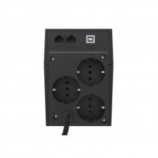 Источник бесперебойного питания Powercom Raptor RPT-1000A EURO 600Вт 1000ВА черный
