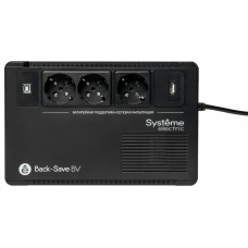 Источник бесперебойного питания Systeme Electriс BV BVSE600RS 360Вт 600ВА черный