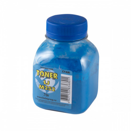 Тонер HP Color LJ M252 банка 40г Cyan хим БУЛАТ