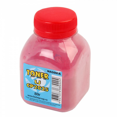Тонер HP Color LJ CP2025 банка 80г M БУЛАТ