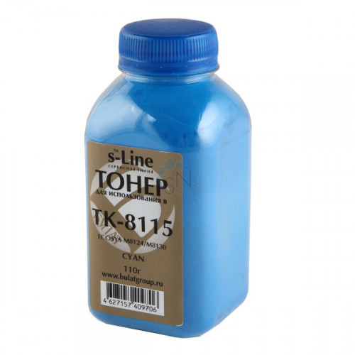 Тонер Kyocera ECOSYS P6230 банка 110г TK-5270 Cyan БУЛАТ s-Line