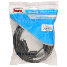 Кабель Buro HDMI-19M-DVI-D-10M HDMI (m) DVI-D (m) 10м феррит.кольца черный