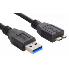 Кабель Buro MK30-AM-0.5 micro USB 3.0 B (m) USB A(m) 0.5м черный