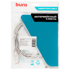 Кабель Buro USB-A-B-3C USB A(m) USB B(m) 3м